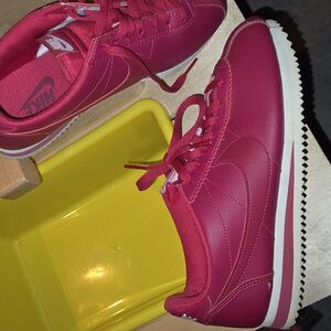 Nike Burgundy Sneakers with White Sole